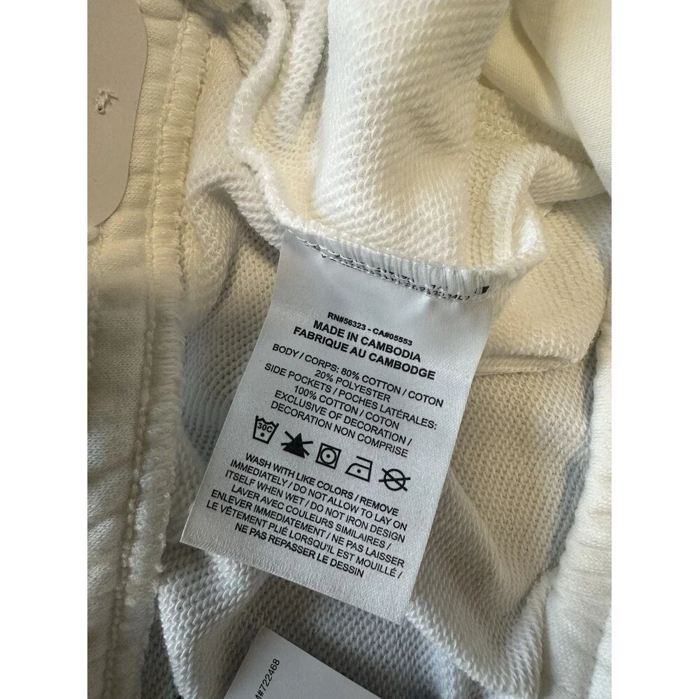Nike Air Jordan Flight MVP Fleece Shorts White Turquoise FN4700-100 Men's M NWT